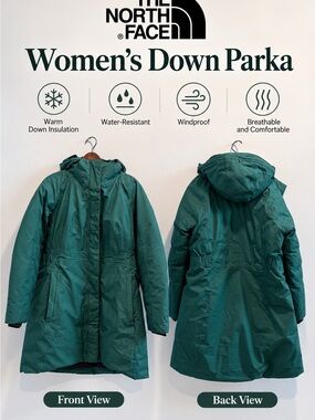 The North Face Women's Down Parka - Teal